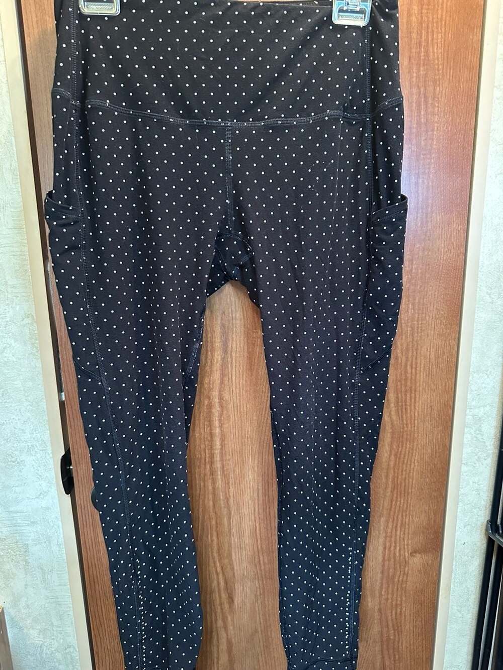90 Degree by Reflex High Waist Polka Dot Pocket Leggings